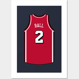 Lonzo Ball Chicago Jersey Qiangy Posters and Art